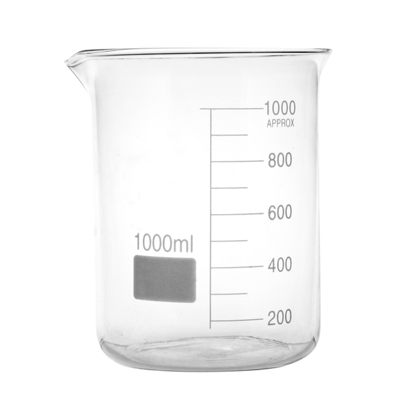 Scientific Glass Beaker 1000ml