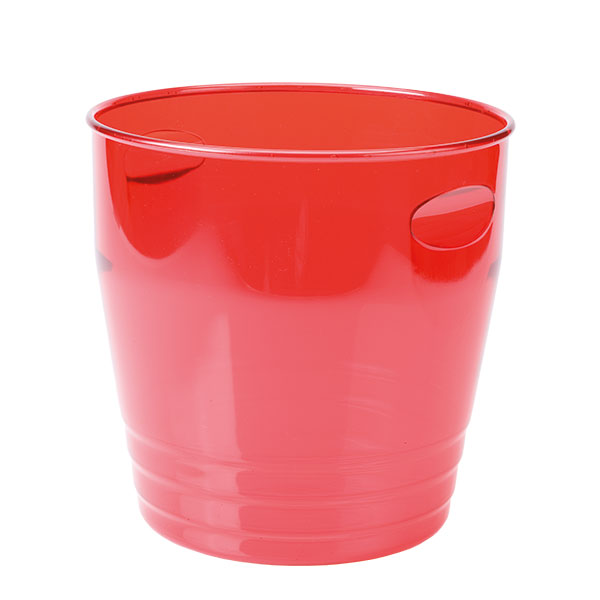 Ice Bucket rot Ø22cm - H22cm - 6L
