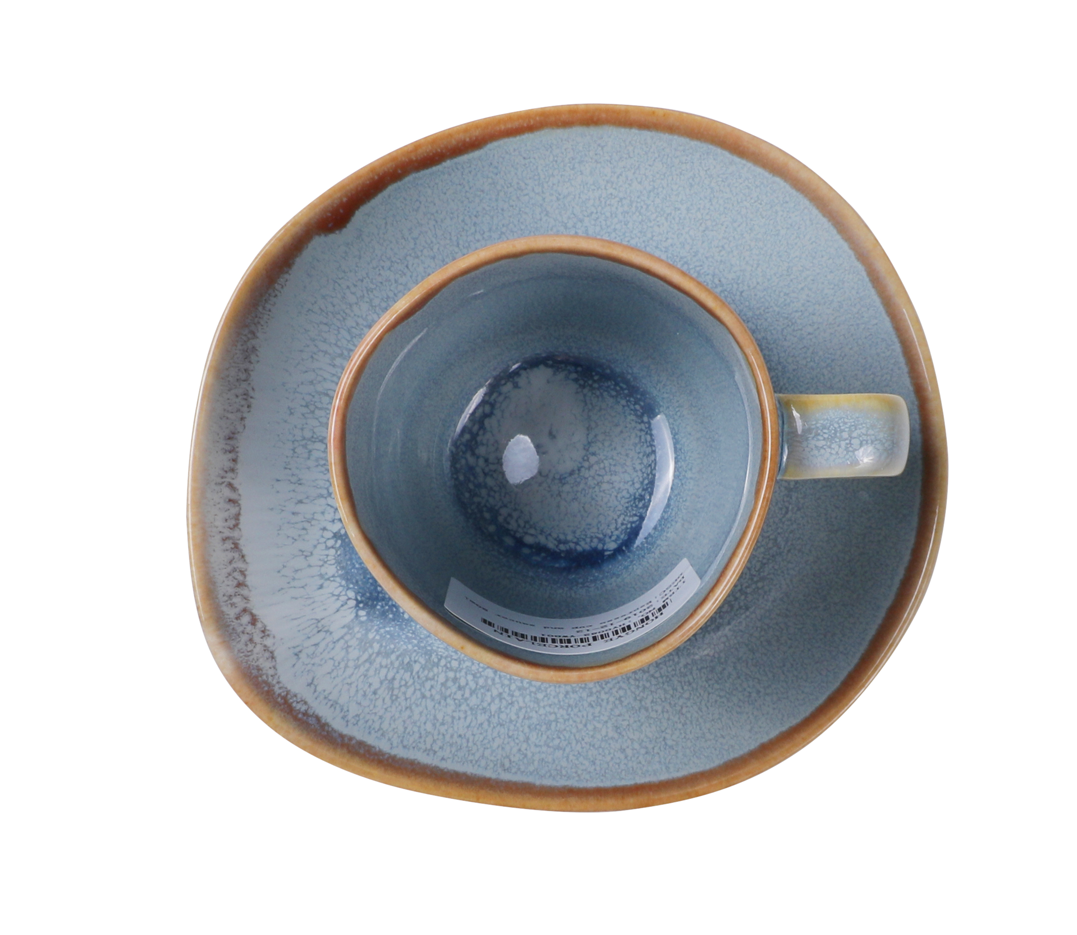 Ming Espressotasse mit Untertasse 80ml, blau