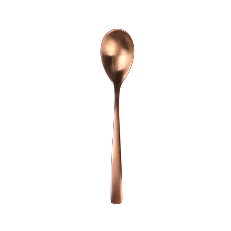 Bcn Satin Copper Moka Spoon
