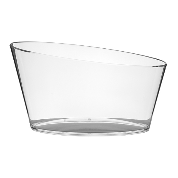 Oval Bucket, acrilic clear, 46x24,8