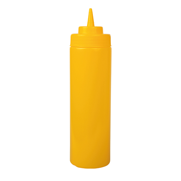 Mustard Squeeze Bottle, 24 oz,708 ml, Wide Mouth