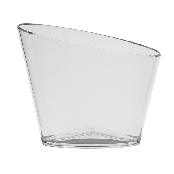Oval Bucket, acrilic clear
