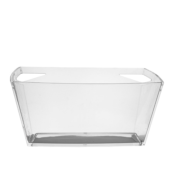 Ice Bucket square clear 25*43cm - H23,2cm - 11,6L