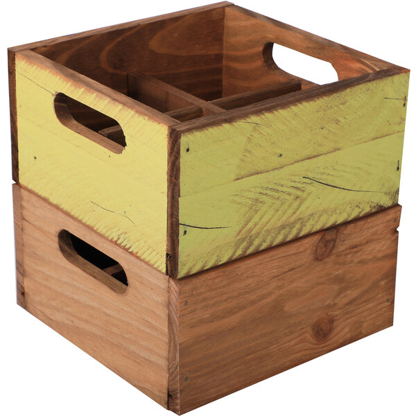 Holzbox klein Türkis