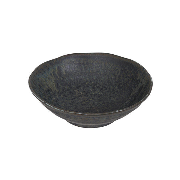 Onyx Noir Shallow Bowl 14.5x4.4cm YW-7212/BK 6/96