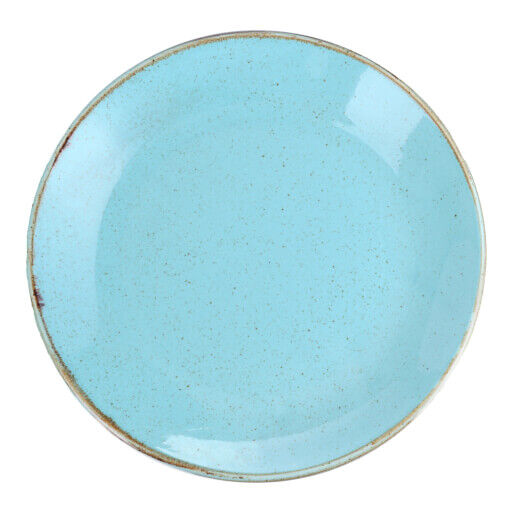 187620  Seasons Turquoise Flat Plate 20Cm 
