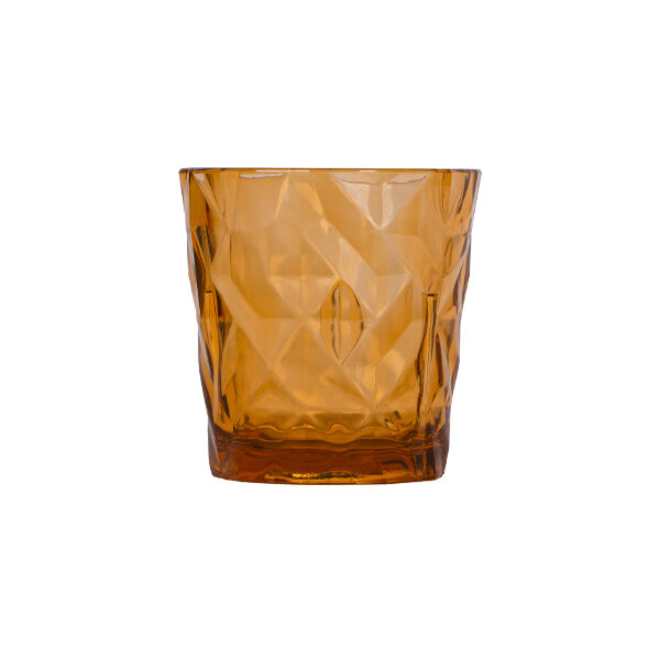 Prisma Tumbler 25cl clear amber