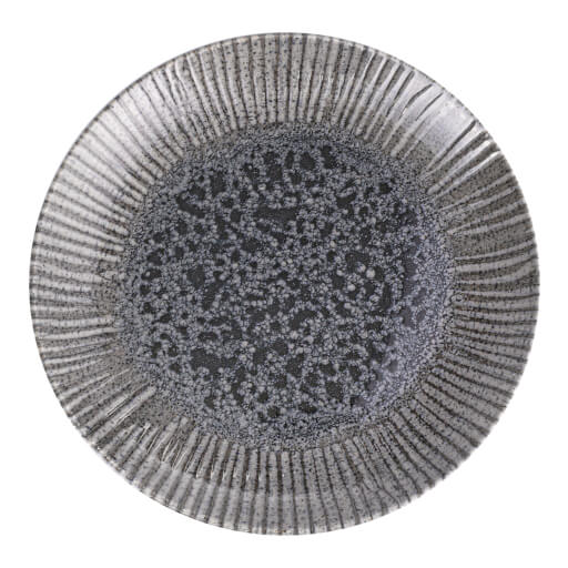 187631  Iris Grey Flat Plate 31Cm 